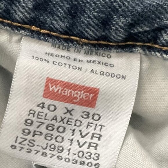 WRANGLER RELAXED FIT JEANS 40 x 30 - Picture 8 of 9